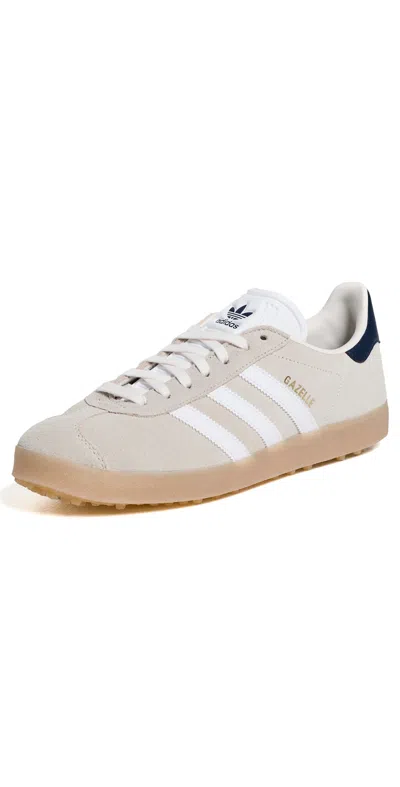 Adidas Golf Gazelle Spikeless Golf Shoes Chalk White/white/night Indigo