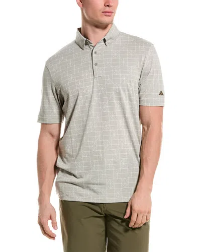 Adidas Golf Go-to Novelty Polo Shirt In Grey