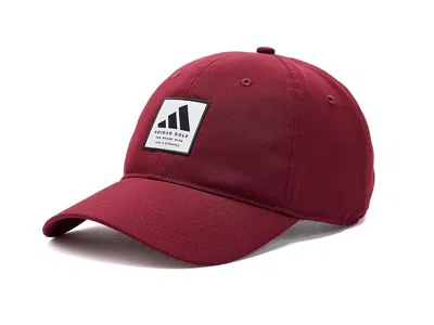 Adidas Golf Golf Performance Hat Caps Burgundy: One Size In Red