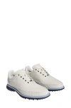 Adidas Golf Mc80 Spikeless Golf Shoe In Off White/ Navy/ Wonder