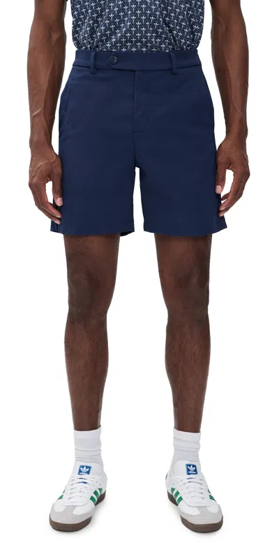 Adidas Golf Original Twist Weave Shorts Night Indigo In Blue