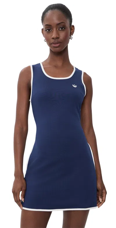Adidas Golf Originals Tank Dress Night Indigo In Blue