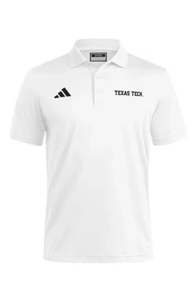 Adidas Golf Ottoman Performance Polo In White