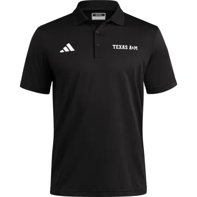Adidas Golf Ottoman Polo In Black