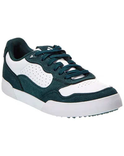 Adidas Golf Retrocross 25 Leather & Suede Sneaker In White
