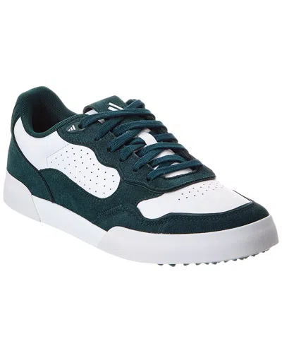 Adidas Golf Retrocross 25 Leather Spikeless Golf Shoe In Green