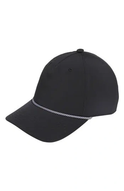 Adidas Golf Rope Trim Golf Snapback Hat In Black
