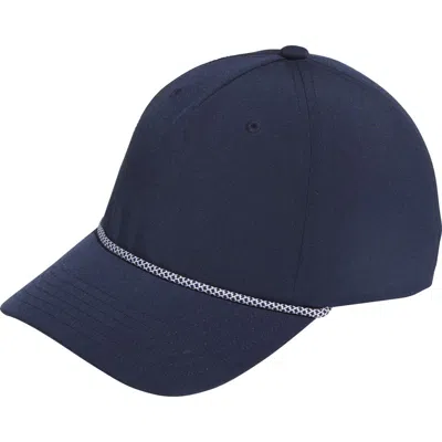 Adidas Golf Rope Trim Golf Snapback Hat In Blue