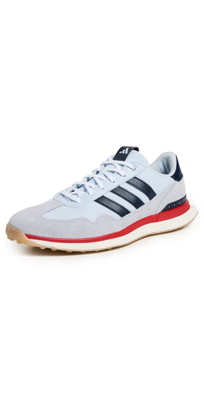Adidas Golf S2g 26 Textile Spikeless Golf Shoes Crystal Sky/navy/scarlet In Gray