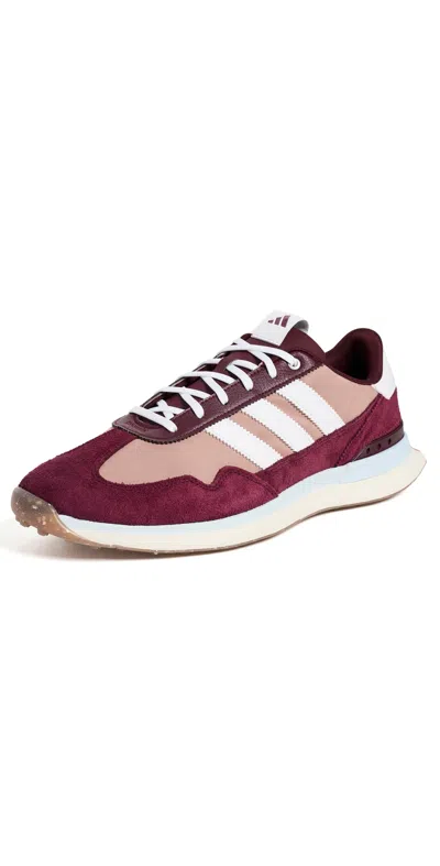 Adidas Golf S2g Textile Spikeless Golf Shoes Maroon/ftw White/crystal Sky In Burgundy