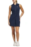 Adidas Golf Sleeveless Golf Dress & Shorts Set In Collegiate Navy
