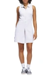 Adidas Golf Sleeveless Golf Dress & Shorts Set In White