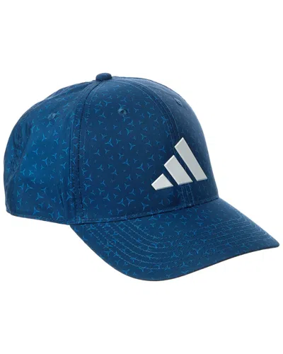 Adidas Golf Tour Print Snapback Hat In Blue