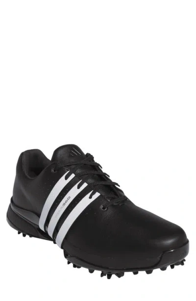 Adidas Golf Tour360 24 Boost™ Golf Shoe In Black/white/black