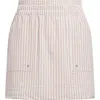Adidas Golf Ultimate365 Gingham Golf Skort In Wonder Taupe