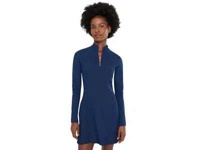 Adidas Golf Ultimate365 Long Sleeve Golf Dress Women's Clothing Collegiate Navy: Lg