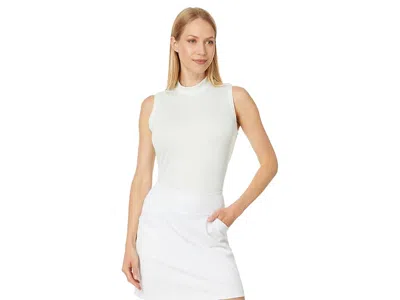 Adidas Golf Ultimate365 Mock Sleeveless Polo In White