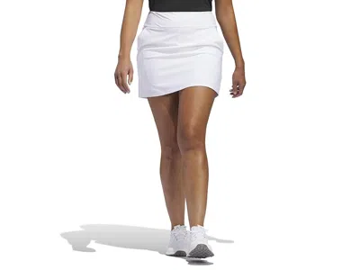 Adidas Golf Ultimate365 Solid 16 Inch Golf Skort In White