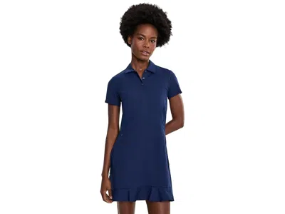 Adidas Golf Ultimate365 Solid Golf Dress Women's Dress Collegiate Navy: Lg, Elastane/polyester In Blue