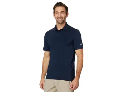 Adidas Golf Ultimate365 Solid Golf Polo Shirt In Blue