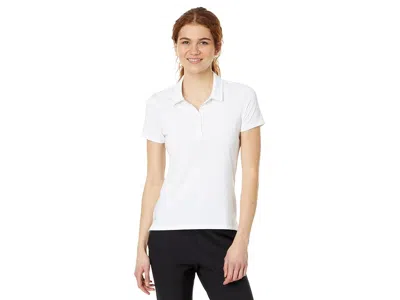 Adidas Golf Ultimate365 Solid Sleeveless Golf Polo Shirt Women's Clothing White: Xs, Elastane/polyester