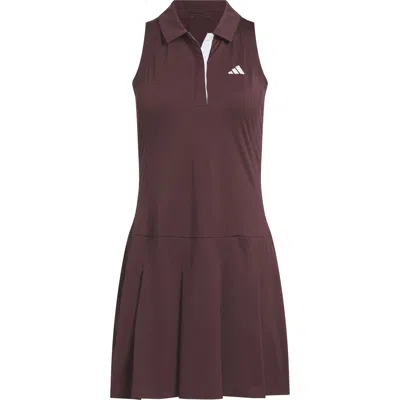 Adidas Golf Ultimate365 Tour Pleated Golf Dress In Aurora Ruby