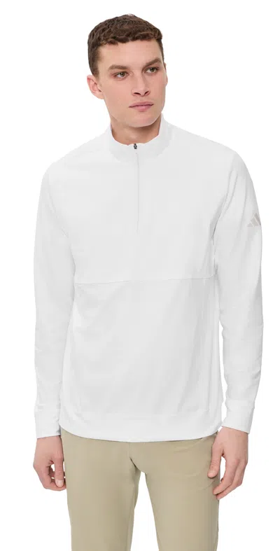 Adidas Golf Ultimate365 Tour Quarter Zip Pullover White