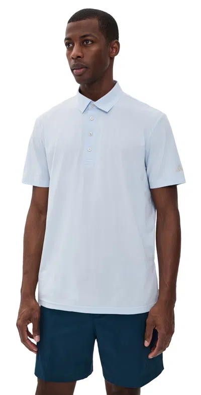 Adidas Golf Ultimate365 Tour Twistknit Polo Shirt Crystal Sky In Blue