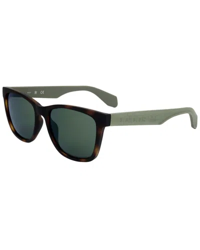 Adidas Original Adidas Unisex Or0044 54mm Sunglasses In Green