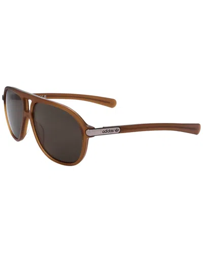 Adidas Original Unisex Or0136 58mm Sunglasses In Brown