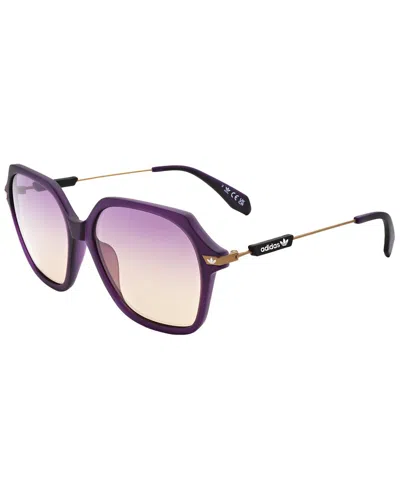 Adidas Original Women's 55mm Sunglasses In Purple