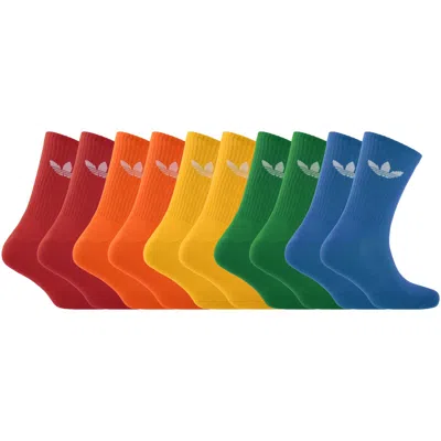Adidas Originals 10 Pack Crew Socks Multi