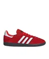 Adidas Originals 100 Thieves Palos Hills Sneakers Pantone / Ecru Tint In Red / Ecru Tint / Collegiate Orange