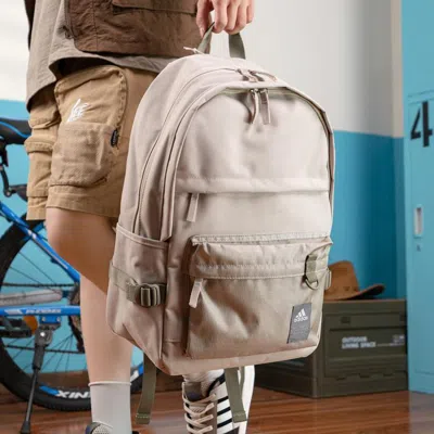 Adidas Originals Adidas Must Haves Material Backpack 'beige' In White