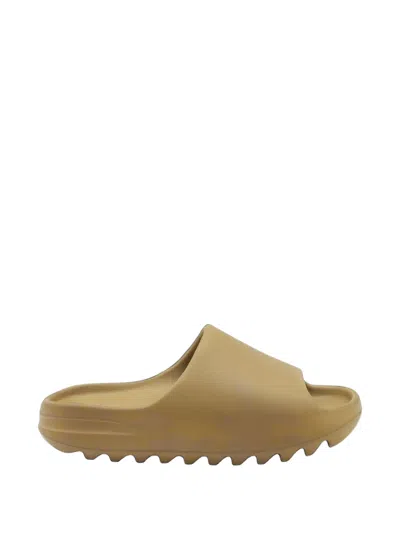 Pre-owned Adidas Originals 2012 Ochre Slide Sandals In Neutrals