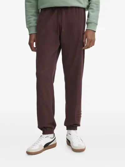 Adidas Originals 3-stripe Logo Track Pants In Burgundy