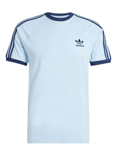 Adidas Originals 3-stripes Adicolor T-shirt In Blue