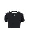 Adidas Originals 3-stripes Baby T-shirt In Black