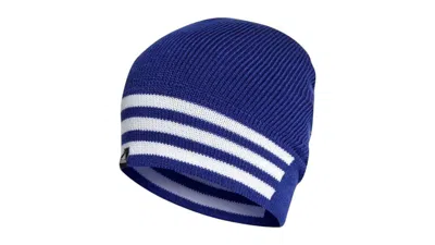 Pre-owned Adidas Originals 3 Stripes Beanie In Navy Blue