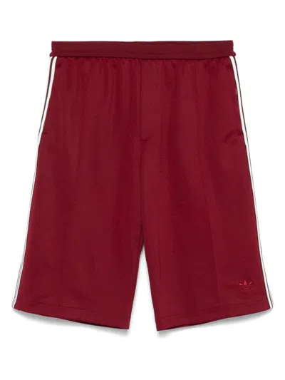 Adidas Originals 3-stripes Bermudas In Red