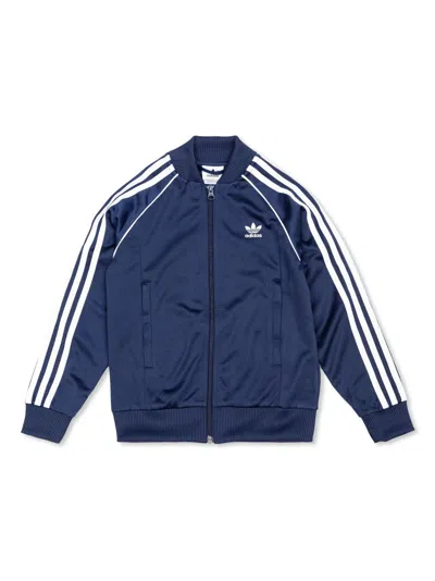 Adidas Originals Kids' Toddler Boys Tricot Jacket And Jogger Pants, 2-piece Set In Collegiate Navy