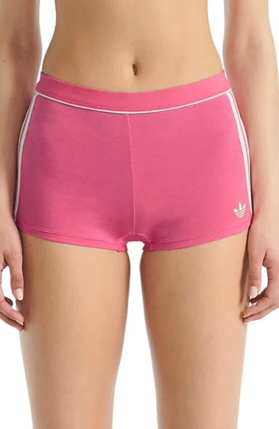 Adidas Originals 3-stripes Boyshorts In Pink