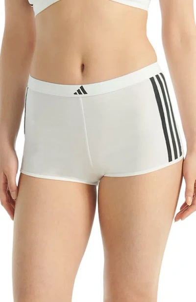 Adidas Originals 3-stripes Boyshorts In White