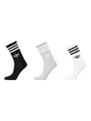 Adidas Originals 3-stripes Logo Socks (pack Of Three) In Multi