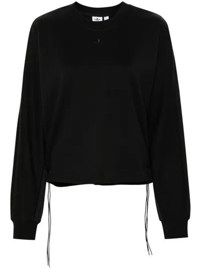Adidas Originals 3-stripes Sweatshirt In Black