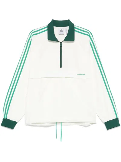 Adidas Originals 3-stripes Sweatshirt In White