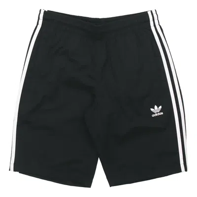 Adidas Originals 3-stripes Swim Stripe Casual Sports Shorts Black