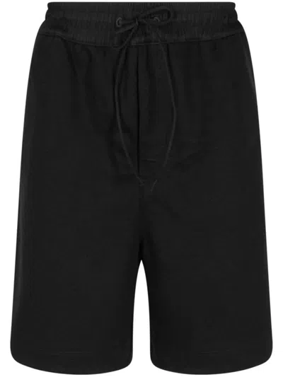 Adidas Originals 3-stripes Terry Shorts In Black