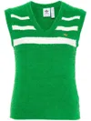 Adidas Originals 3-stripes Vest In 绿色