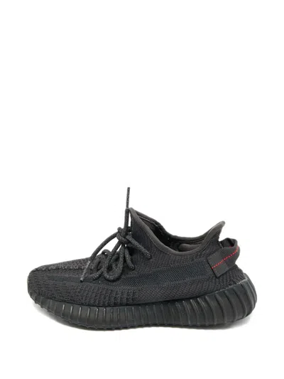 Pre-owned Adidas Originals 350 V2 Cinder Knit Fabric Sneakers In Black